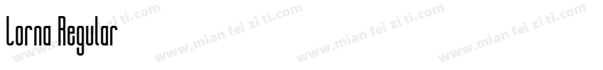Lorna Regular字体转换